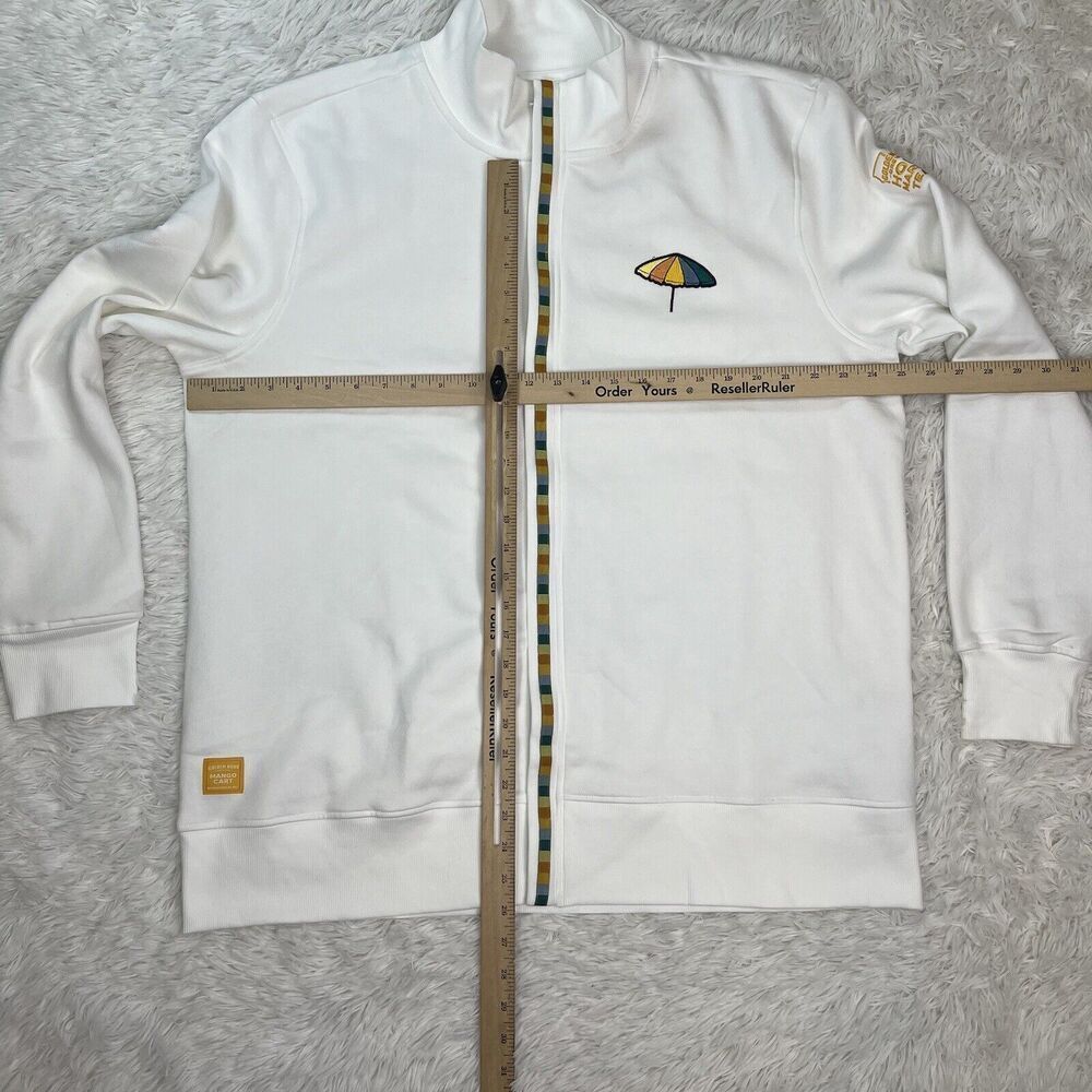 Golden Road Brewing Jacket White/Yellow Full Zip Long‎ Sleeve Size XL - Picture 6 of 12